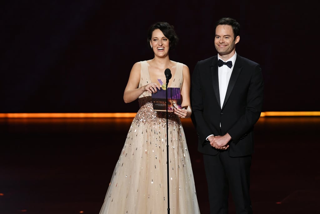 Phoebe Waller-Bridge and Bill Hader at the 2019 Emmys