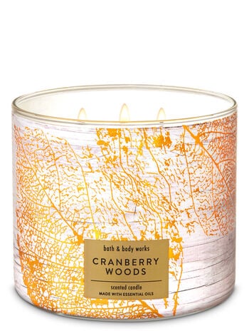 Bath & Body Works Cranberry Woods 3-Wick Candle