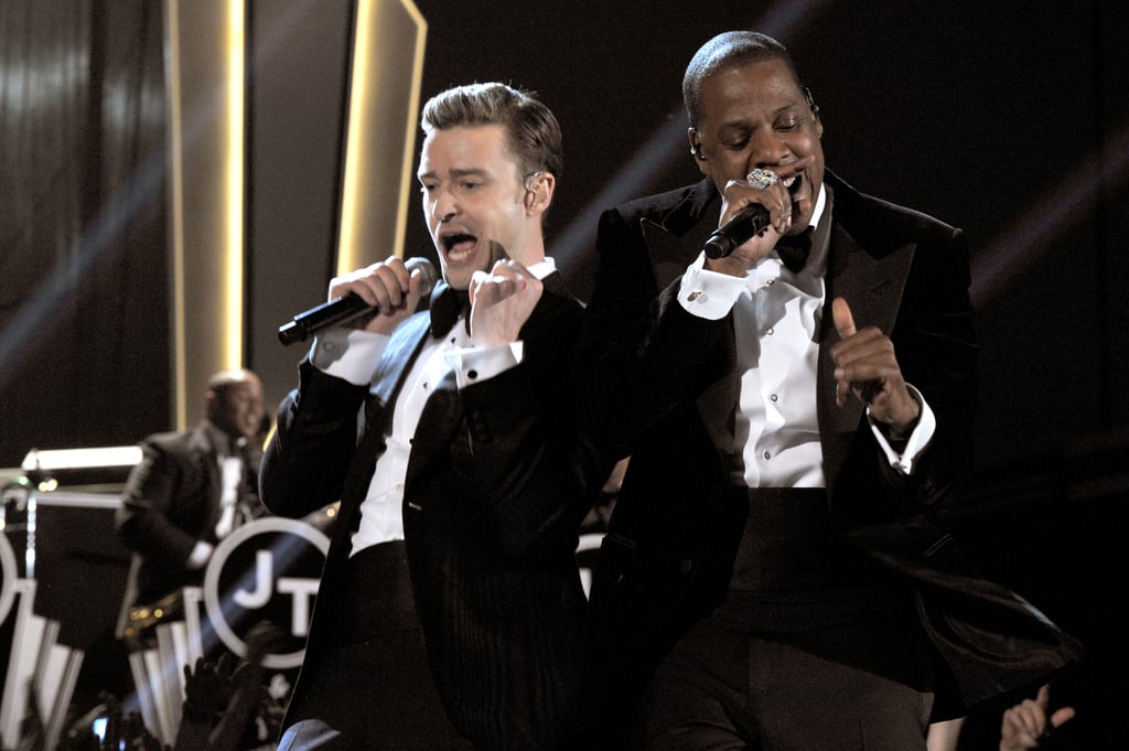 Justin Timberlake and Jay Z took the 2013 show by storm with their performance of "Suit & Tie."