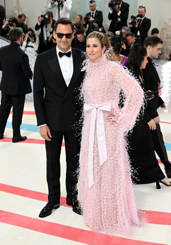 Roger Federer and Mirka Federer at the 2023 Met Gala