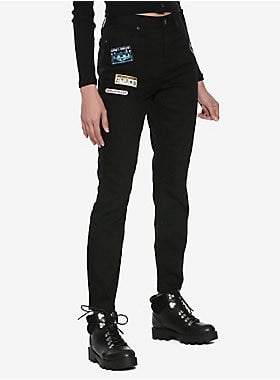 Harry Potter Denim Patch High-Waisted Skinny Jeans
