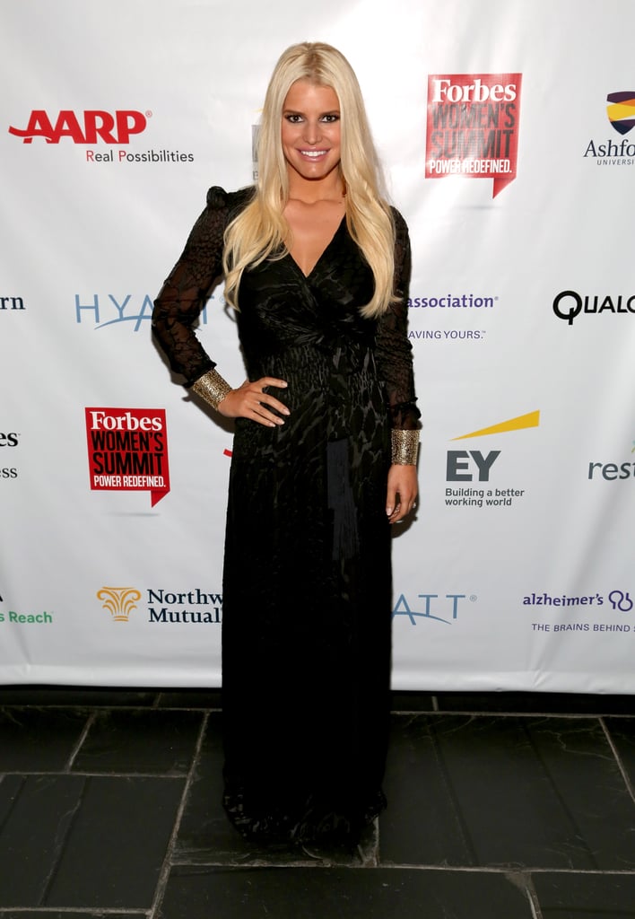 Jessica Simpson attended the Forbes Women's Summit in NYC on Thursday