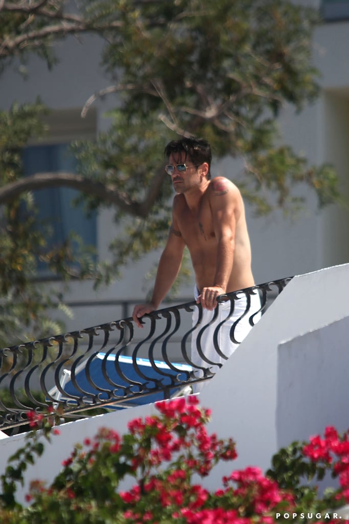 Colin Farrell Wearing a Speedo in Italy | Pictures