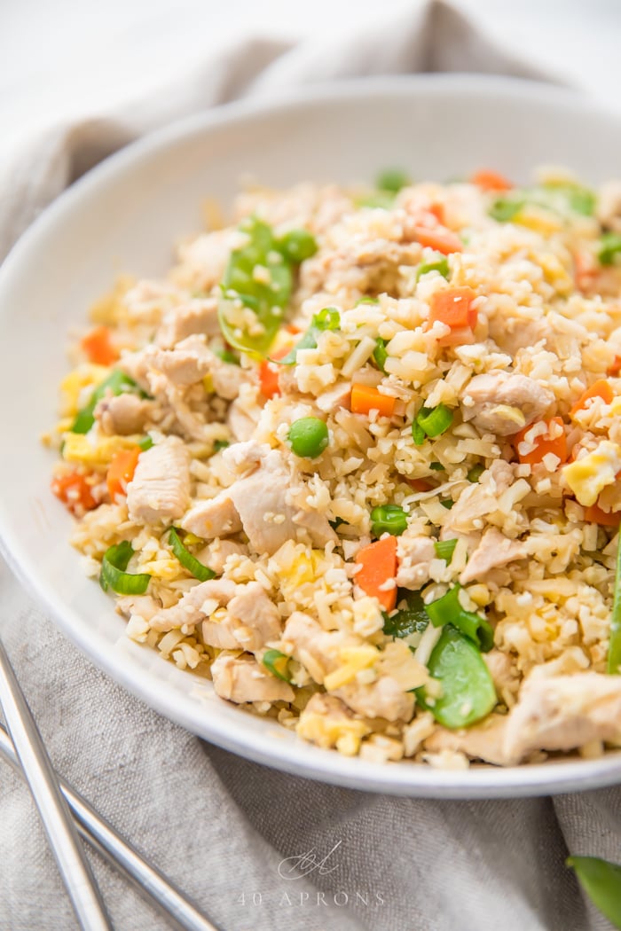 Cauliflower Fried Rice With Chicken