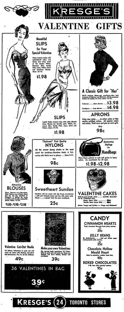 Lingerie and sweets — the best way to send mixed messages to your honey this Valentine's Day.