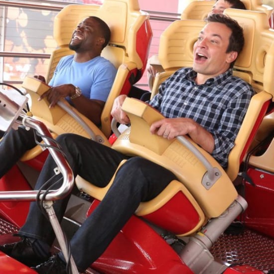 Kevin Hart Rides Roller Coaster With Jimmy Fallon | Video