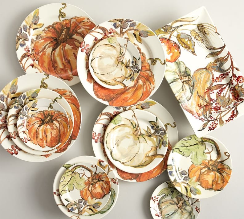 Pottery Barn Harvest Pumpkin Entertaining Collection