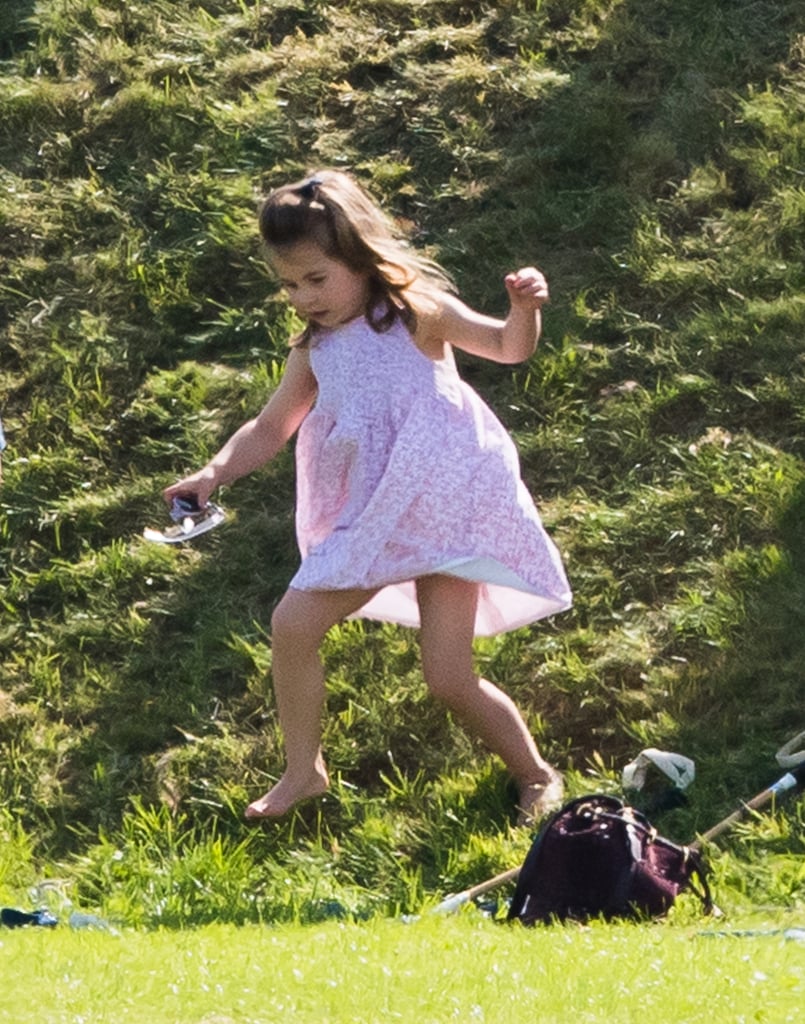Princess Charlotte Having Fun at Polo Match June 2018