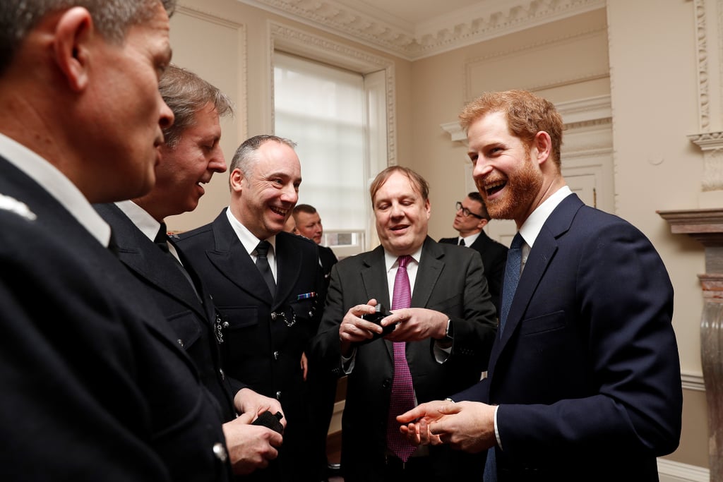 Prince Harry and William With Met Excellence Winners 2018