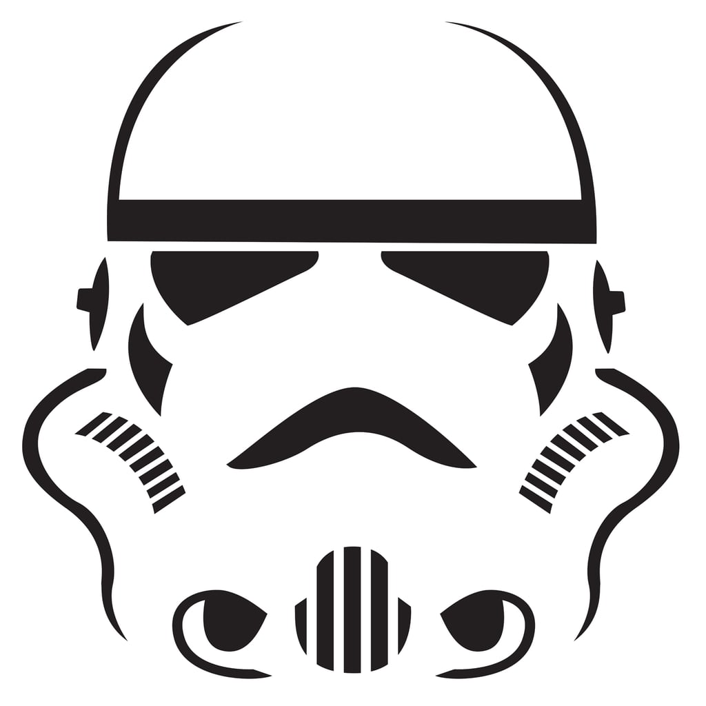 Star Wars Pumpkin Stencils: Stormtrooper