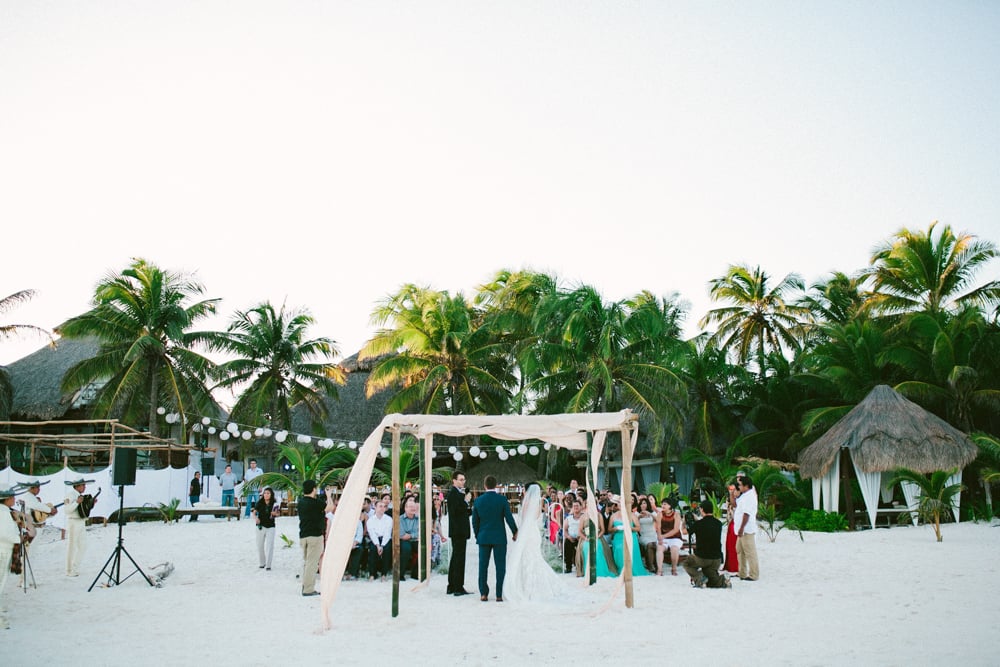 Tulum Mexico Beach Wedding Popsugar Love And Sex 