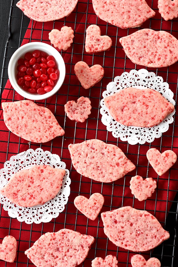 Red Hot Shortbread Cookies