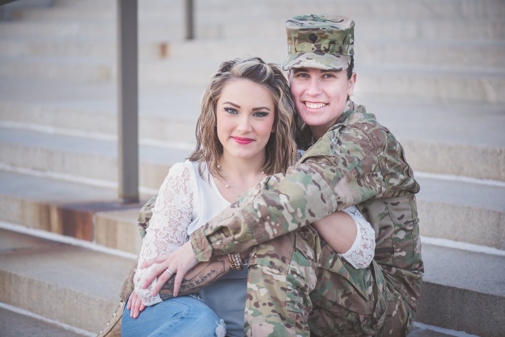 Lesbian Military Engagement Shoot Popsugar Love And Sex Photo 24