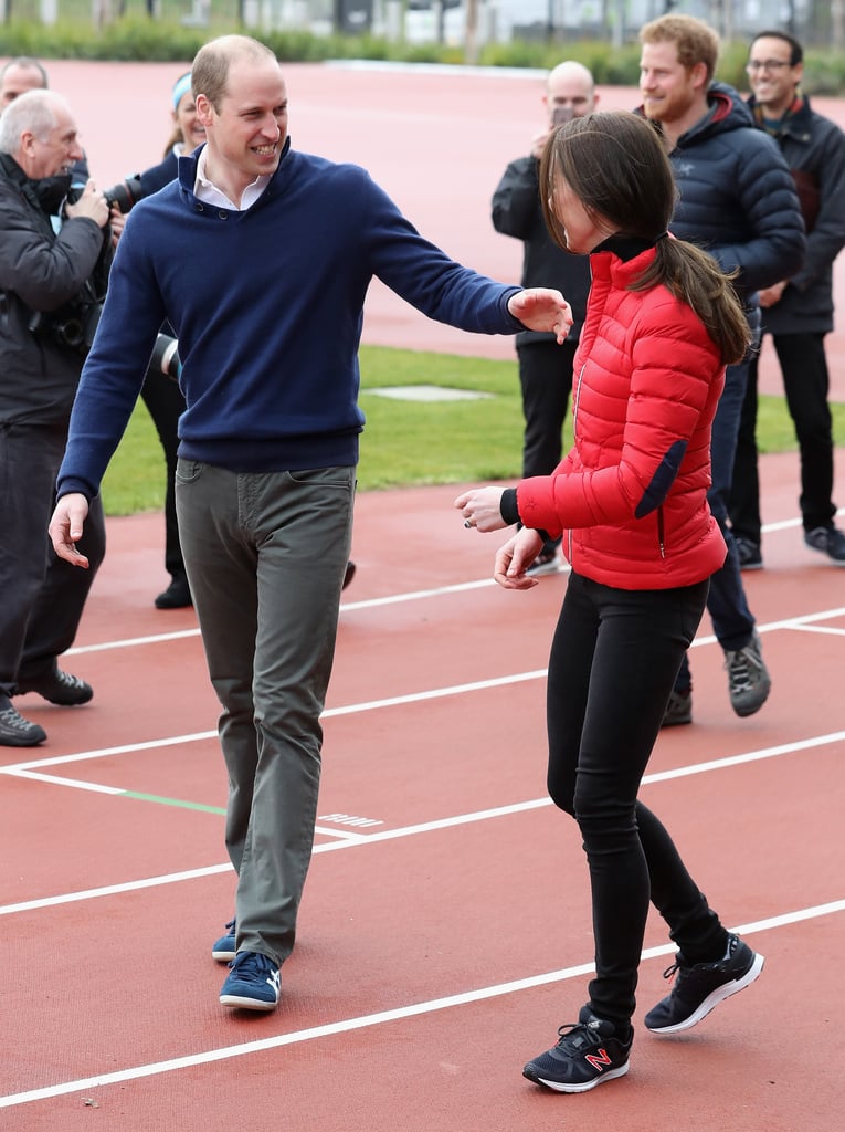 Prince Harry, Kate Middleton, Prince William at Olympic Park