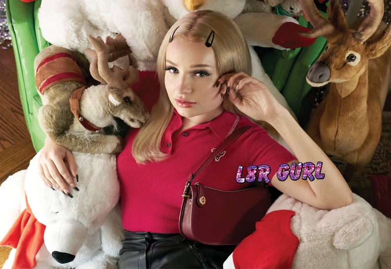 Kim Petras in Coach's Holiday Campaign For the Swinger Bag
