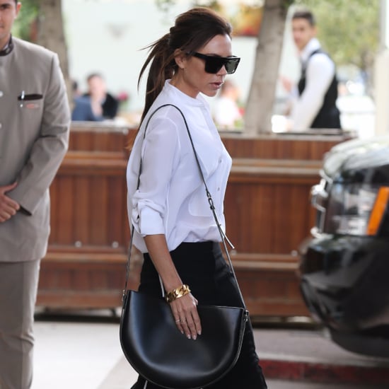Victoria Beckham Wearing Black Pants in Cannes May 2016