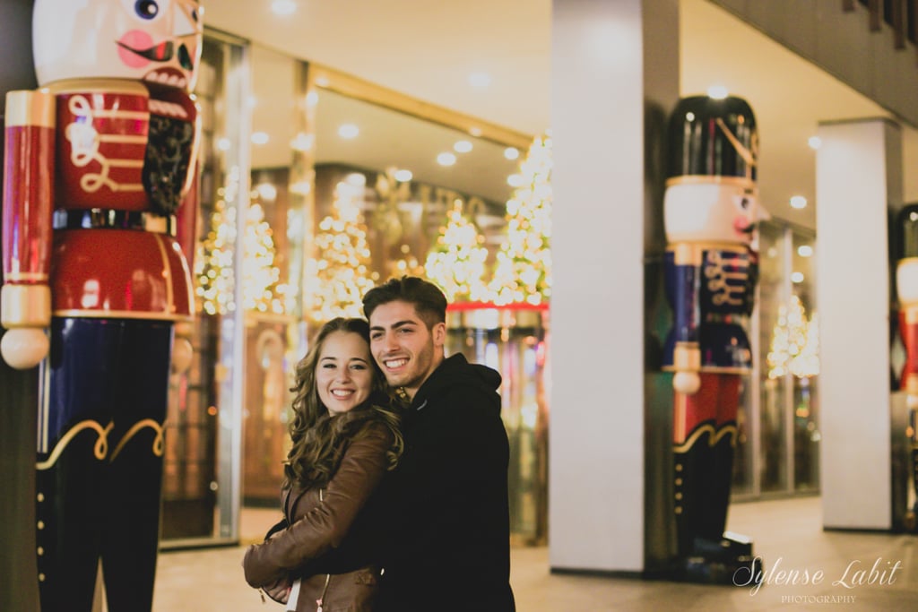 Christmas Engagement Photos in New York