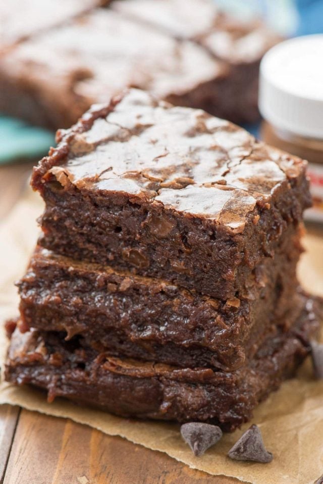 The Best Nutella Brownies