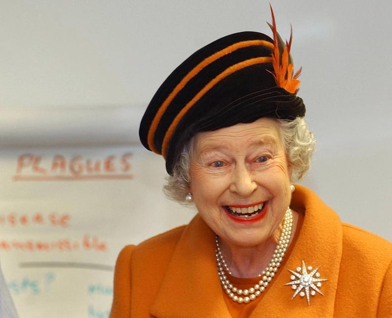 Queen Elizabeth II at a visit to The Royal Veterinary College in 2003.