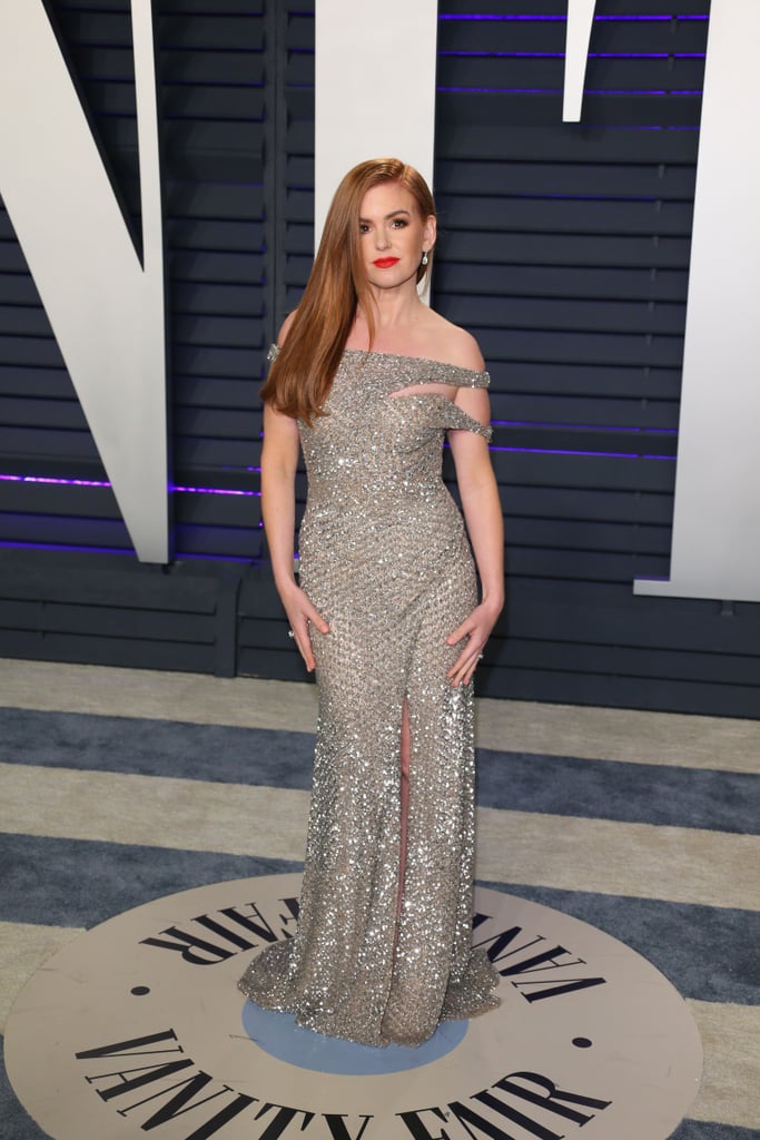 Isla Fisher at the 2019 Vanity Fair Oscar Party