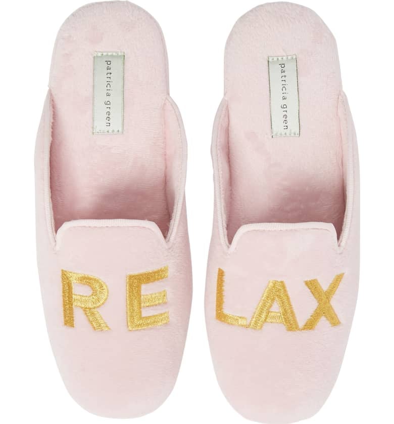Patricia Green Relax Embroidered Mule Slippers