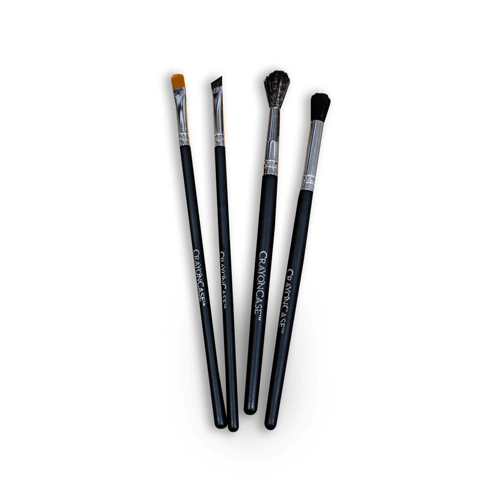 The Crayon Case Ink Pens Eyeshadow Brush Set
