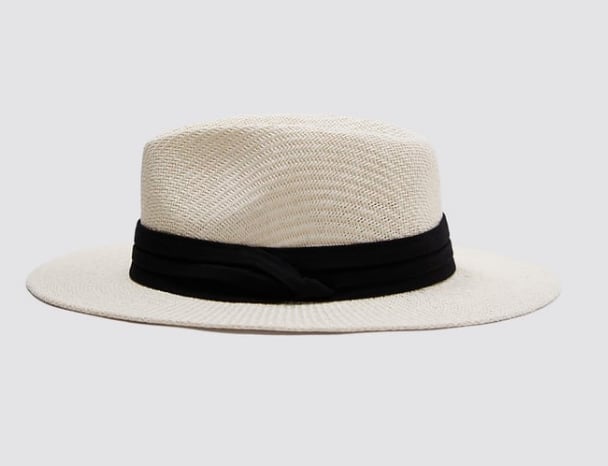Zara Hat With Contrast Band Details