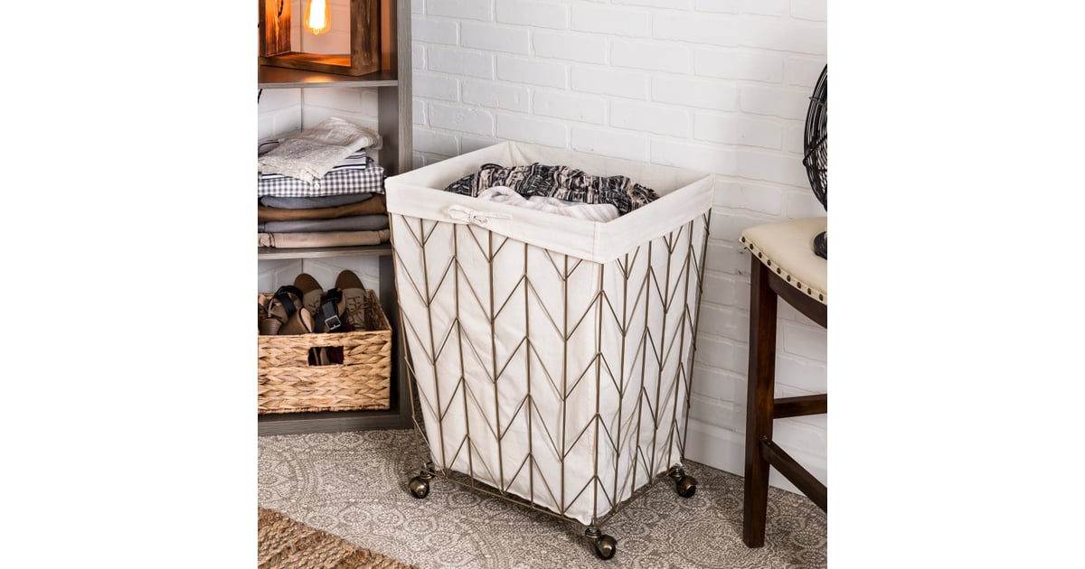 Laundry Basket In Light Gold 55 Genius Target Organizers That Will Motivate You To Tidy Up Like Tomorrow Popsugar Home Photo 21 Our laundry basket is much larger than usual size and very suitable slim & rolling : laundry basket in light gold 55