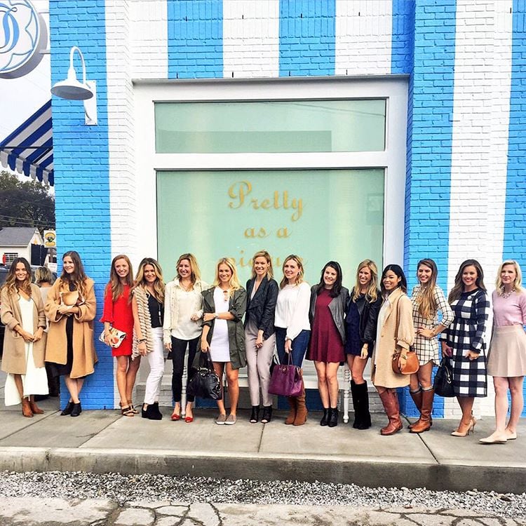 Reese also invited local bloggers to check out the store. Obviously they dressed to impress!