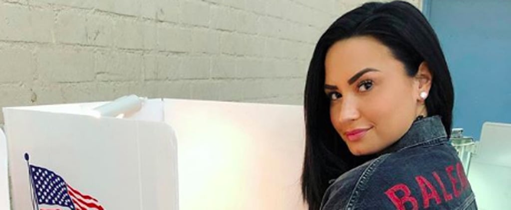 Demi Lovato Voting Instagram After Rehab 2018