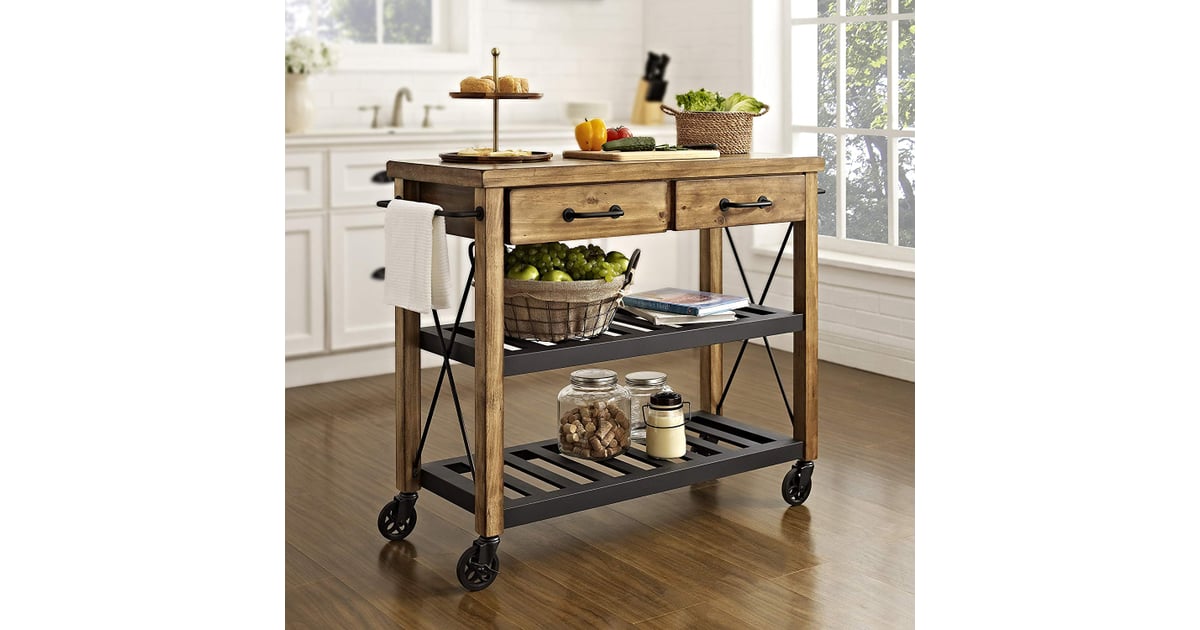 Crosley roots rack industrial kitchen cart hot sale