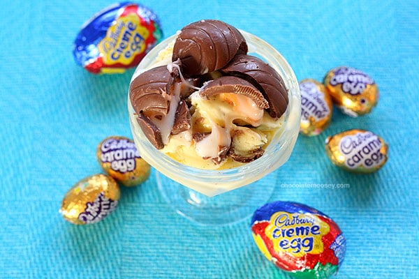 Cadbury Creme Egg Ice Cream