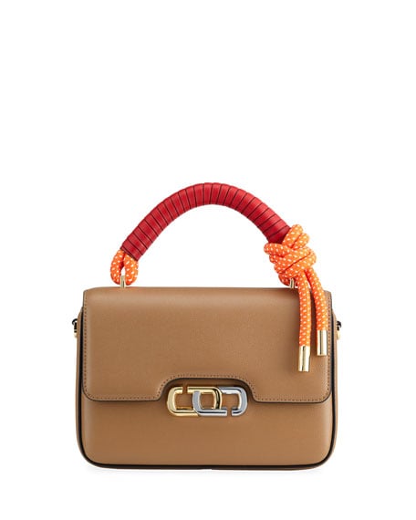 Marc Jacobs The J Link Twist Leather Top Handle Bag