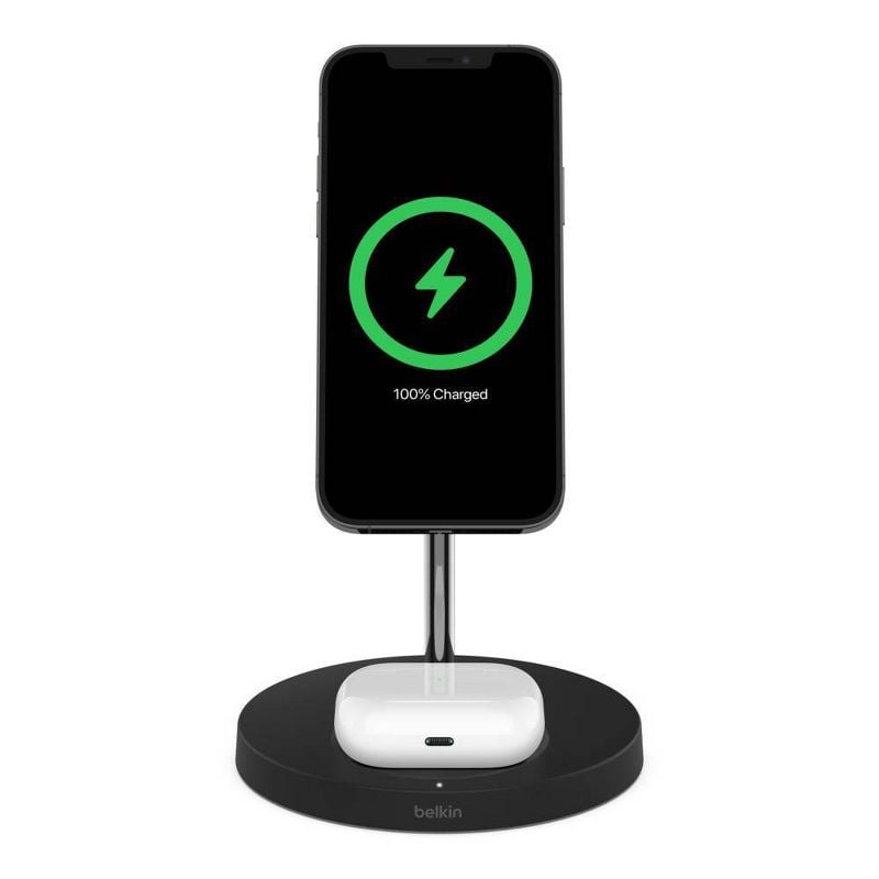 Belkin BoostCharge Pro 2 in 1 Magnetic Wireless Charger with MagSafe