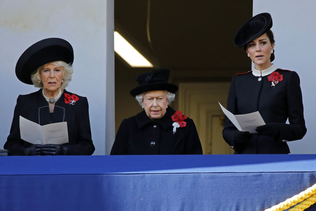 Royal Family at Remembrance Day Sunday Service 2018