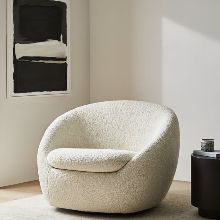 A Comfy Seat West Elm Cosy Swivel Chair Channel Kim