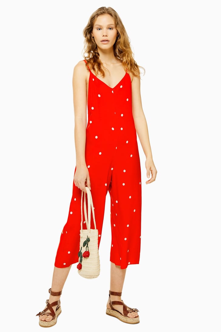 Topshop Strappy Spot Jumpsuit | 21 