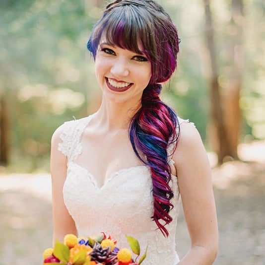 Rainbow Hair Bride | 2016