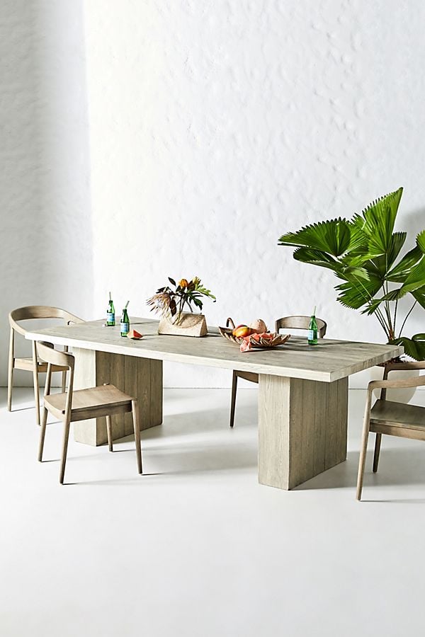 Concrete Dining Table Anthropologie Dropped Its New Outdoor Collection And A Day By The Pool Never Looked So Good Popsugar Home Photo 23