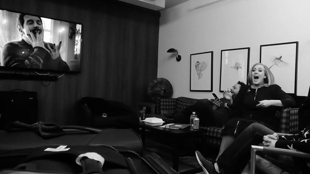 Adele Shares Backstage Pictures From Snl On Instagram Popsugar Celebrity