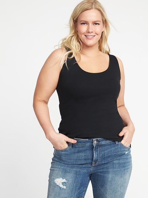 Old Navy First-Layer Fitted Plus-Size Rib-Knit Tank