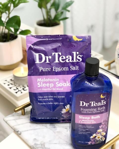 Dr Teal's Melatonin and Essential Oils Sleep Bath Soaks
