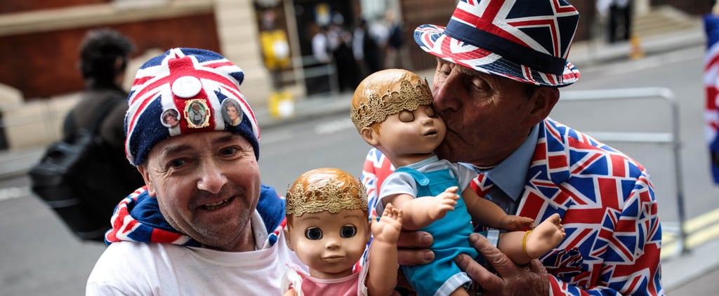 Royal Baby Fans Waiting Outside St. Mary's Hospital