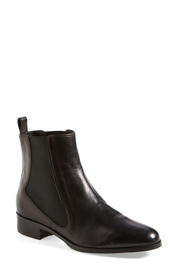 L.K. Bennett Brenda Calfskin Leather Chelsea Bootie