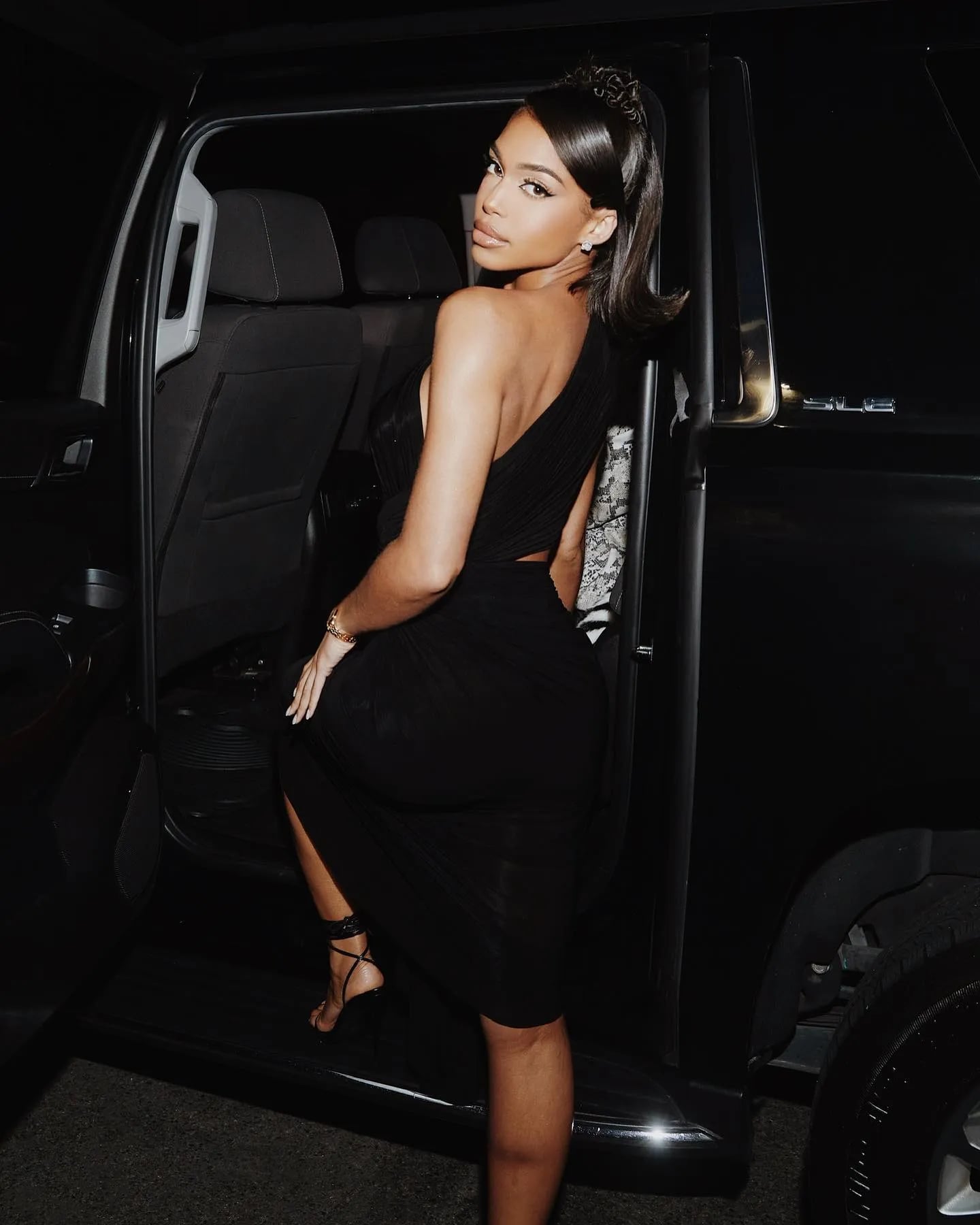 Lori Harvey Does Night Luxe in a Rick Owens Cutout Dress | PS Fashion