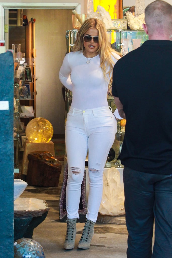 Khloe Kardashian Shopping in LA Pictures September 2015