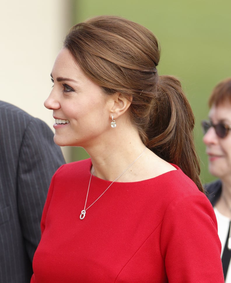 Kate Middleton's Très Chic Ponytail, 2014