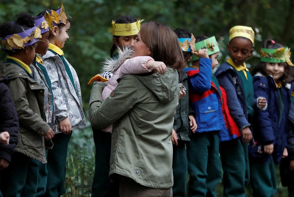 Kate Middleton With Kids at Sayers Croft Forest School 2018