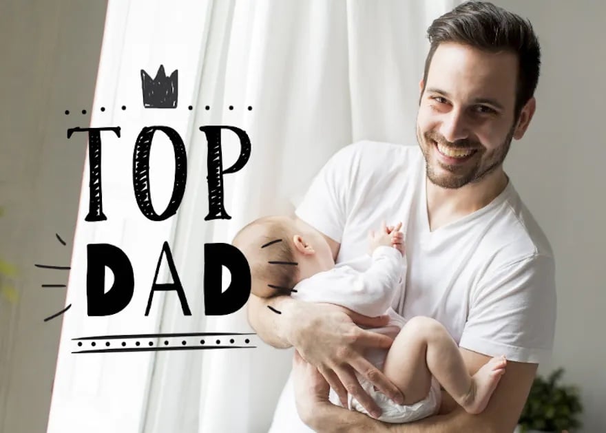Top of the Line Free Printable Father's Day Card