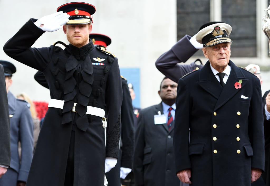Prince Harry at Field of Remembrance in London 2016